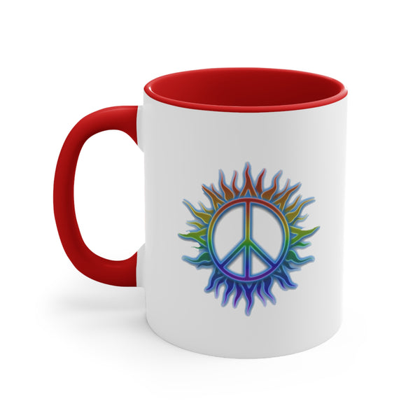 Peace Sign, Coffee Mug, 11oz