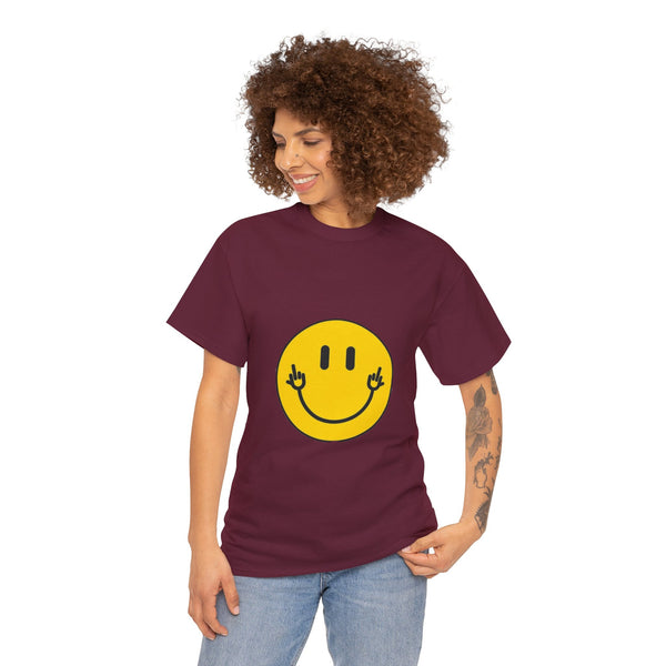 Happy Face, Heavy Cotton Tee