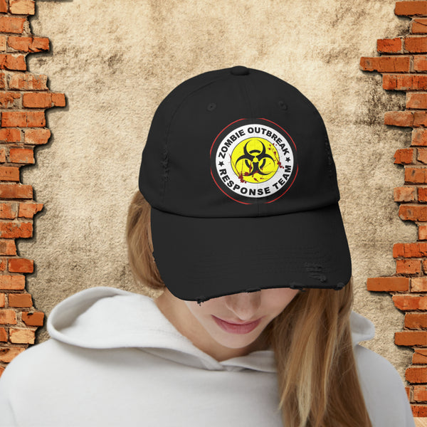 Zombie Response Team, Unisex Distressed Cap