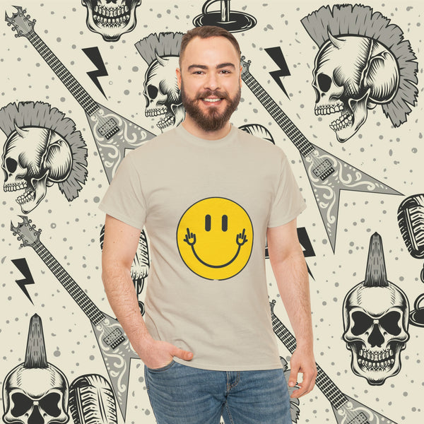 Happy Face, Heavy Cotton Tee