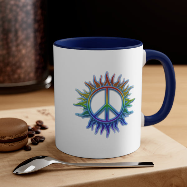 Peace Sign, Coffee Mug, 11oz