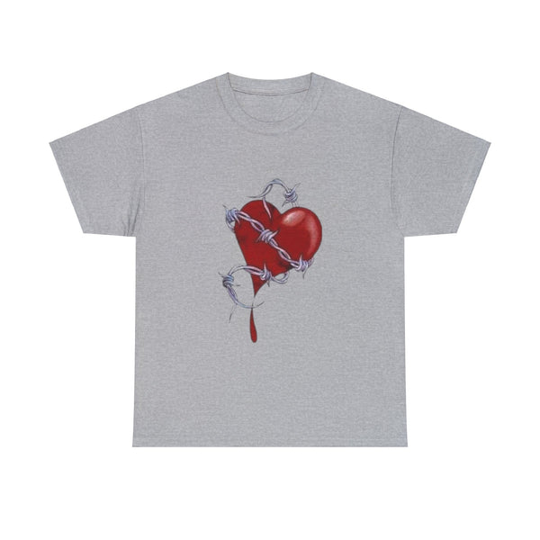 Barbed Wire Heart, Heavy Cotton Tee