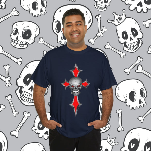 Skull And Cross, Heavy Cotton Tee