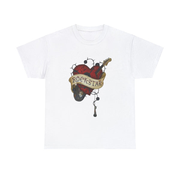 Rock Star Heart, Heavy Cotton Tee