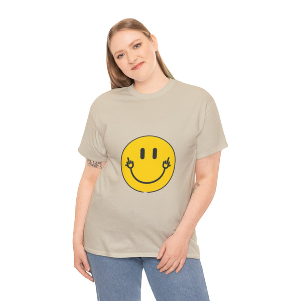 Happy Face, Heavy Cotton Tee