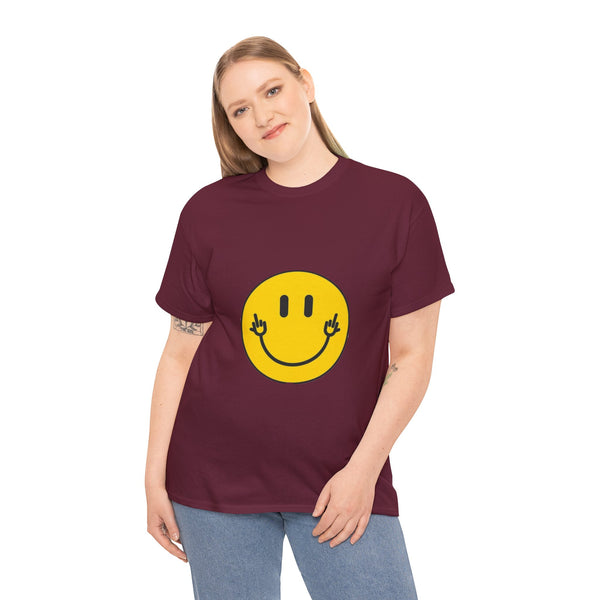 Happy Face, Heavy Cotton Tee