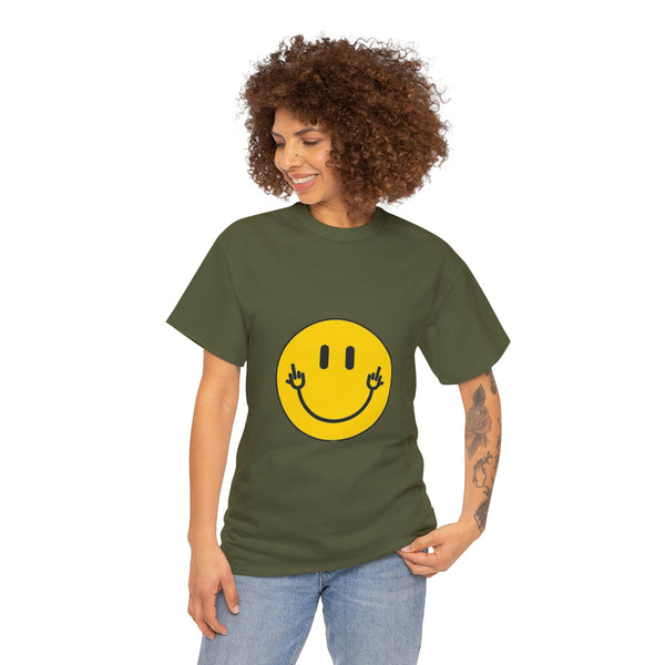 Happy Face, Heavy Cotton Tee