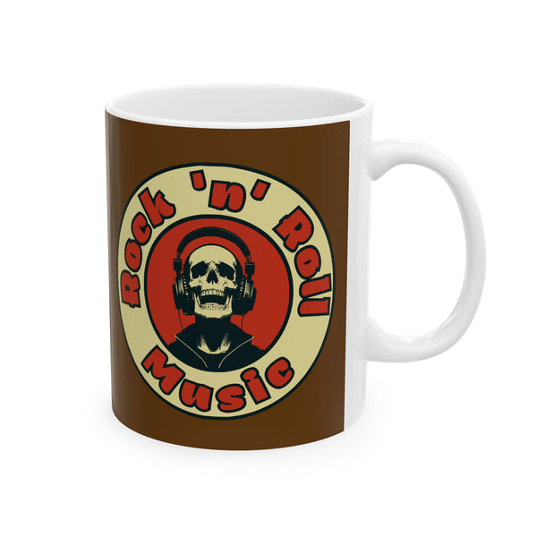 Rock n Roll Music Coffee Mug, 11oz