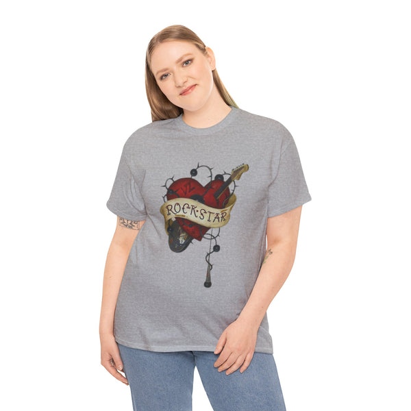 Rock Star Heart, Heavy Cotton Tee