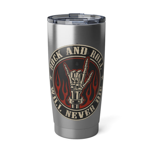 Rock n Roll Will Never Die, Vagabond 20oz Tumbler