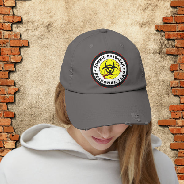 Zombie Response Team, Unisex Distressed Cap