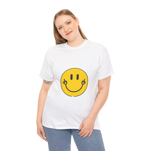 Happy Face, Heavy Cotton Tee