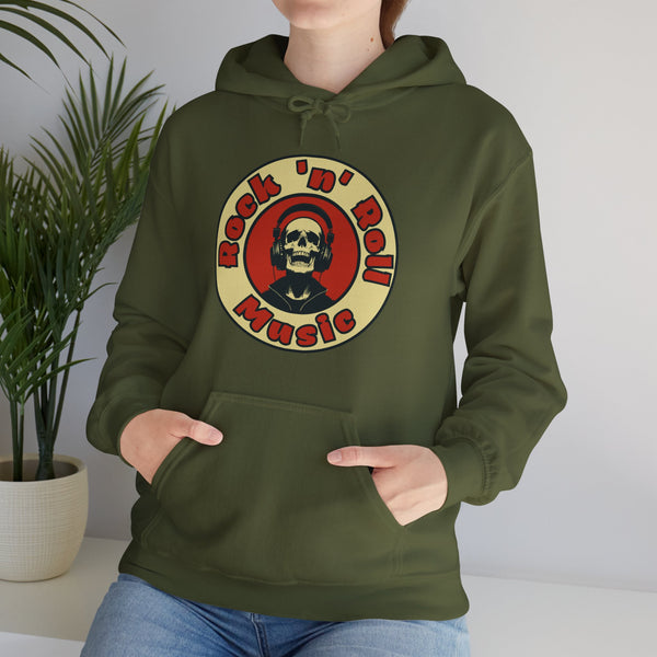 Rock n Roll Music, Unisex Hooded Sweatshirt