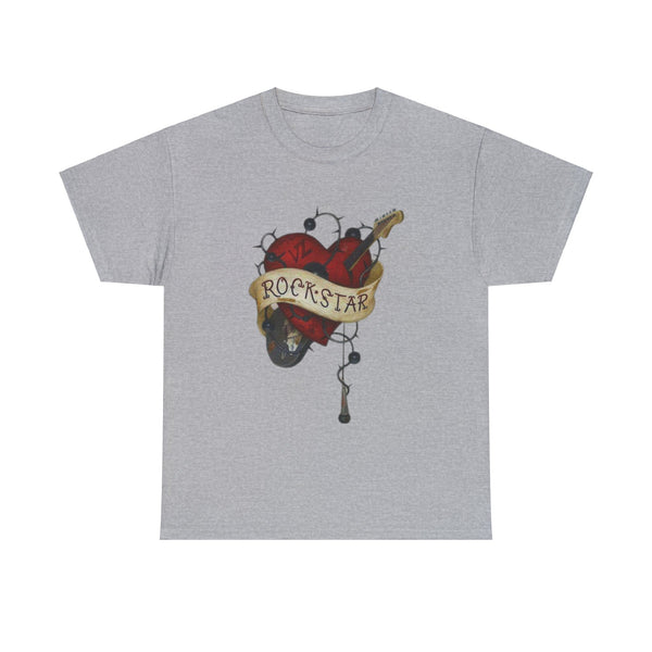 Rock Star Heart, Heavy Cotton Tee