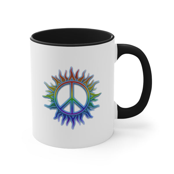 Peace Sign, Coffee Mug, 11oz