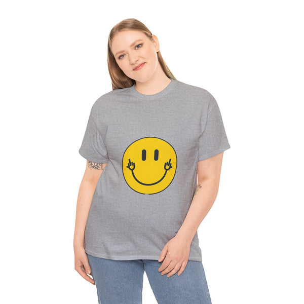 Happy Face, Heavy Cotton Tee