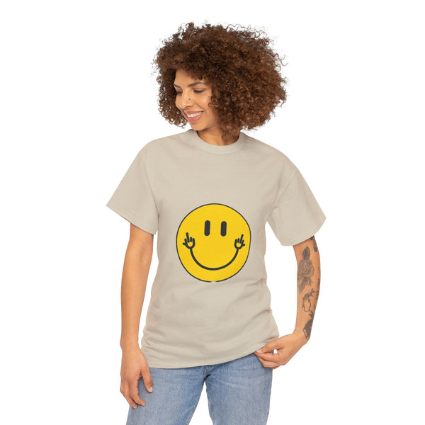 Happy Face, Heavy Cotton Tee