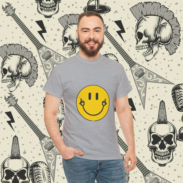 Happy Face, Heavy Cotton Tee