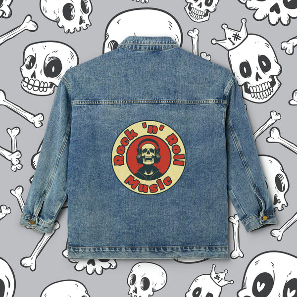 Rock n Roll Music, Women's Denim Jacket