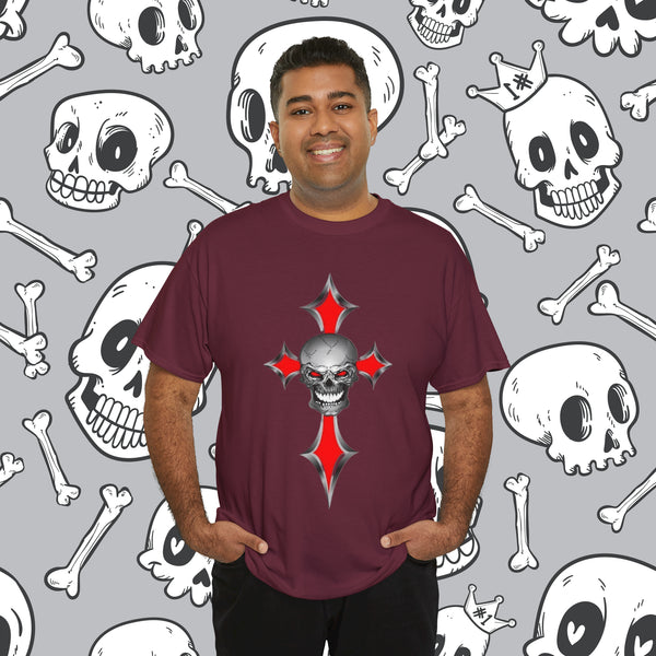 Skull And Cross, Heavy Cotton Tee