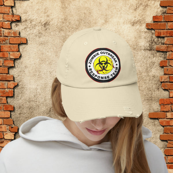 Zombie Response Team, Unisex Distressed Cap