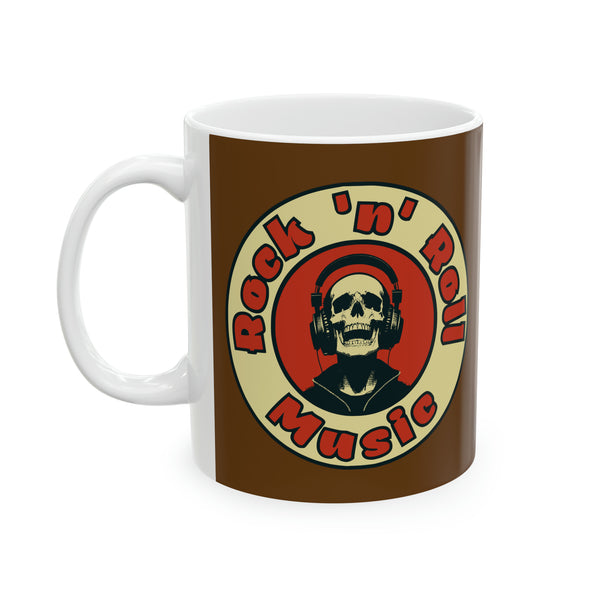 Rock n Roll Music Coffee Mug, 11oz