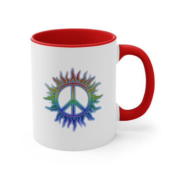 Peace Sign, Coffee Mug, 11oz