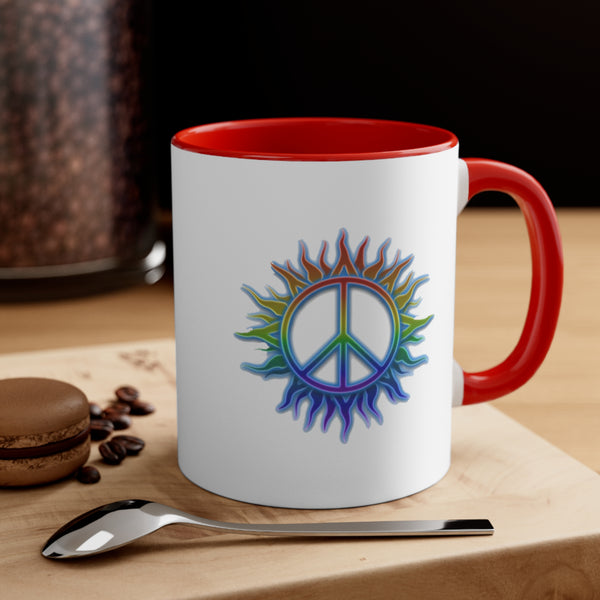 Peace Sign, Coffee Mug, 11oz