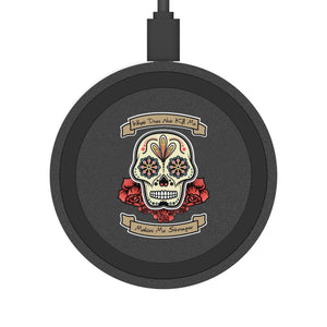 Makes Me Stronger Sugar Skull, Quake Wireless Charging Pad