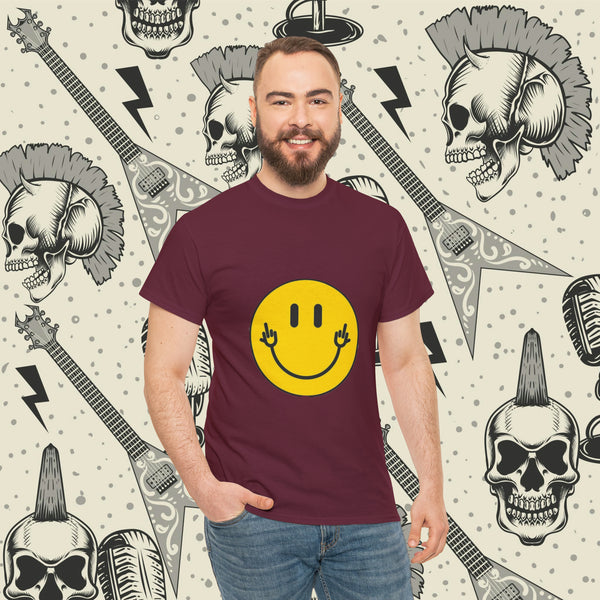 Happy Face, Heavy Cotton Tee