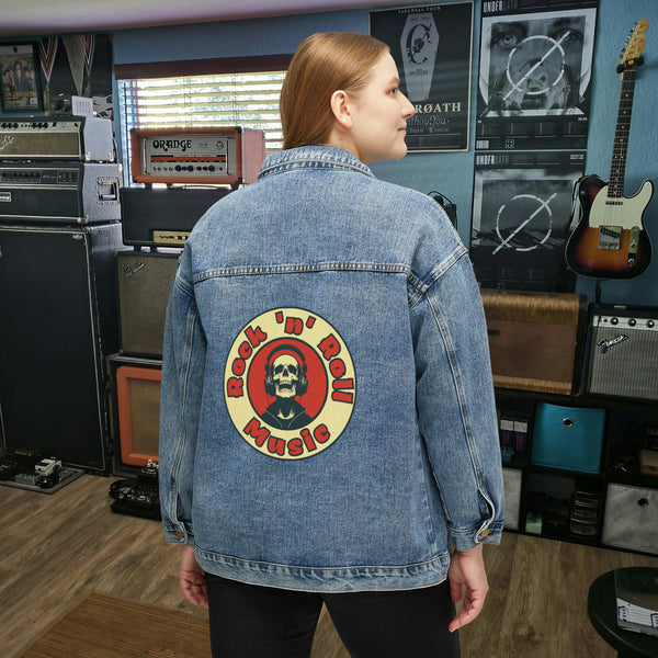 Rock n Roll Music, Women's Denim Jacket