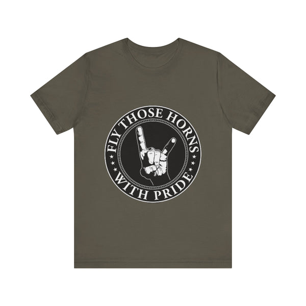 Fly Those Horns, Short Sleeve Tee