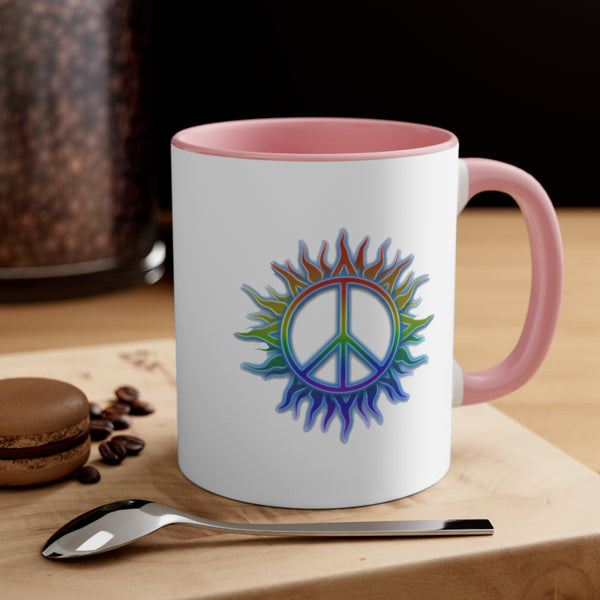 Peace Sign, Coffee Mug, 11oz