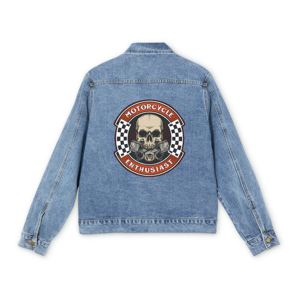 Motorcycle Enthusiast,  Men's Denim Jacket