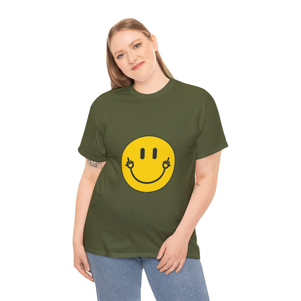 Happy Face, Heavy Cotton Tee