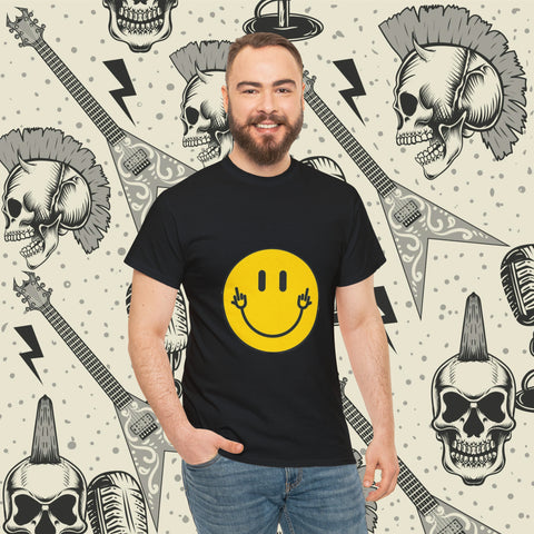 Happy Face, Heavy Cotton Tee